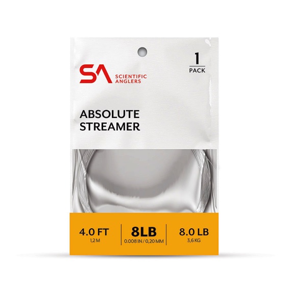 SA Absolute Streamer Leader 4\' i gruppen Kroge og endegrej / Ledere og Forfangsmateriale / Færdiglavede forfang / Tapered forfang hos Sportfiskeprylar.se (134781r)
