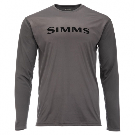 Simms Tech Tee Steel - S i gruppen Beklædning og fodtøj / Beklædning / Sweatere / Langærmede T-shirts hos Sportfiskeprylar.se (13483-030-20)