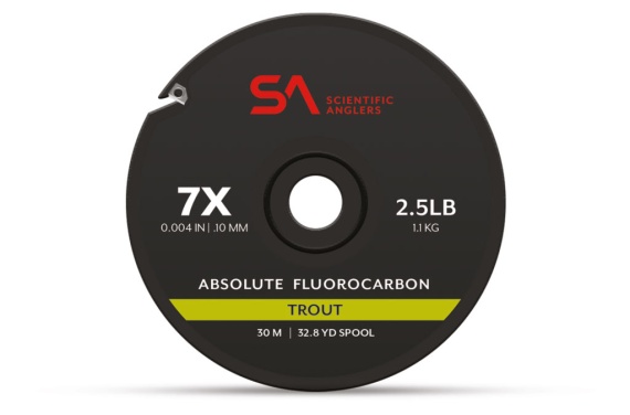 SA Absolute Fluorocarbon Trout Tippet Material i gruppen Kroge og endegrej / Ledere og Forfangsmateriale / Forfangsmateriale / Forfangsmateriale fluefiskeri hos Sportfiskeprylar.se (135450r)