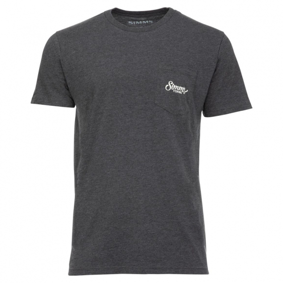Simms Two Tone Pocket Tee Charcoal Heather i gruppen Beklædning og fodtøj / Beklædning / T-shirts hos Sportfiskeprylar.se (13628-086-30r)