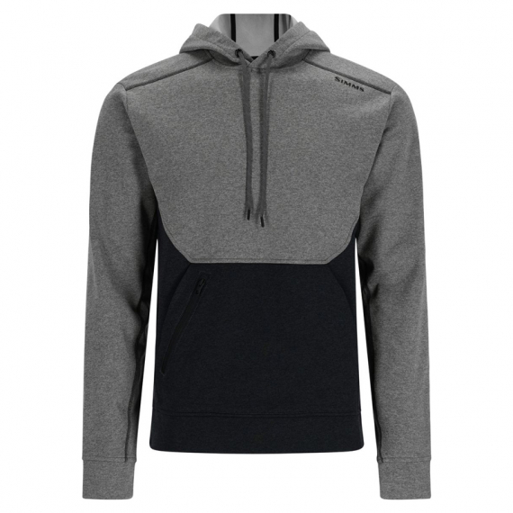 Simms CX Hoody Steel Heather/Black Heather i gruppen Beklædning og fodtøj / Beklædning / Sweatere / Hættetrøjer hos Sportfiskeprylar.se (13654-2006-30r)