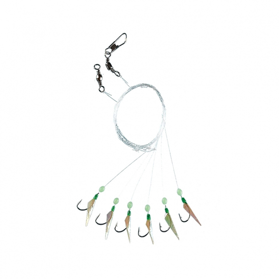 Fladen Ghost Sabiki 6 Hooks, Size 6 i gruppen Madding / Havfiskeri madding / Flasher rigs og rigs til havfiskeri hos Sportfiskeprylar.se (1371-6)