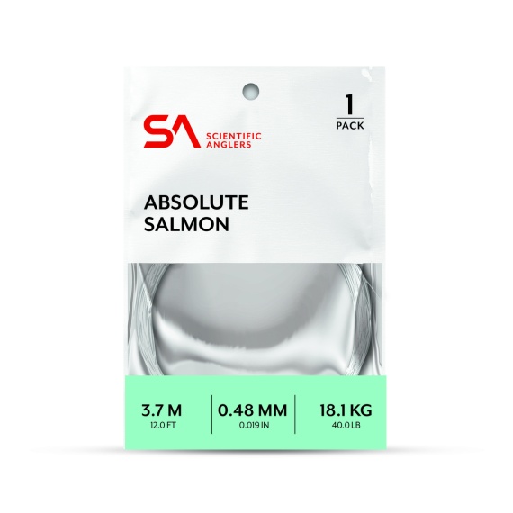 SA Absolute Salmon Leader 12\' i gruppen Kroge og endegrej / Ledere og Forfangsmateriale / Færdiglavede forfang / Tapered forfang hos Sportfiskeprylar.se (138536r)