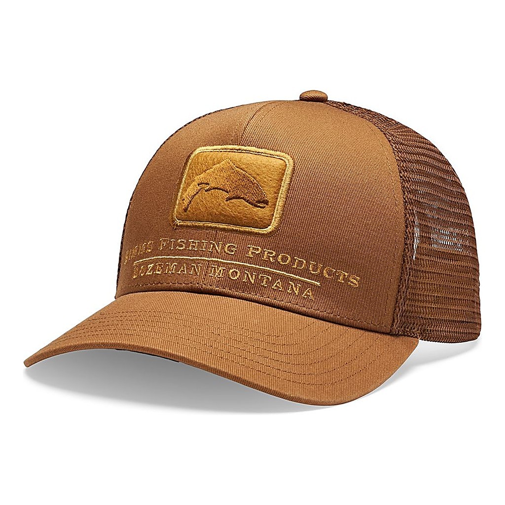 Simms Double Haul Icon Trucker Cobia i gruppen Beklædning og fodtøj / Kasketter og hovedbeklædning hos Sportfiskeprylar.se (14032-1229-00)
