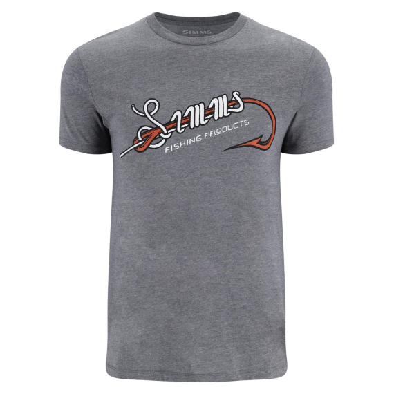 Simms Hook & Loop T-Shirt Athletic Heather i gruppen Beklædning og fodtøj / Beklædning / T-shirts hos Sportfiskeprylar.se (14102-1099-20r)