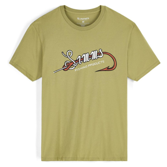 Simms Hook & Loop T-Shirt Tent Green i gruppen Beklædning og fodtøj / Beklædning / T-shirts hos Sportfiskeprylar.se (14102-1347-20r)