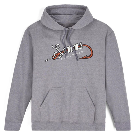 Simms Hook and Loop Hoody Grey Heather i gruppen Beklædning og fodtøj / Beklædning / Sweatere / Hættetrøjer hos Sportfiskeprylar.se (14145-067-20r)