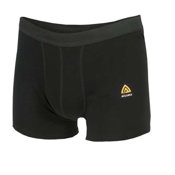 Aclima Warmwool Boxershorts Jet Black i gruppen Beklædning og fodtøj / Beklædning / Undertøj / Undertøj hos Sportfiskeprylar.se (142002001-05r)