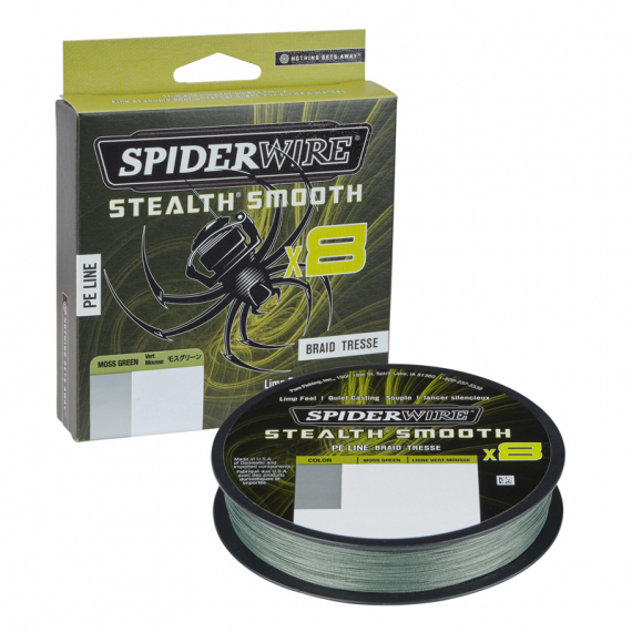SpiderWire Stealth Smooth braid 8 0.29mm 150m M-green i gruppen Snøre / Multifilament hos Sportfiskeprylar.se (1515589)