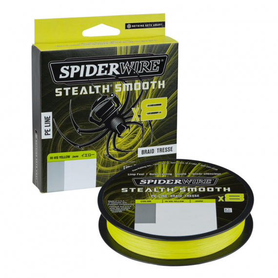 Spiderwire Stealth Smooth Braid 8 Hi-Vis Yellow i gruppen Snøre / Multifilament hos Sportfiskeprylar.se (1422163r)