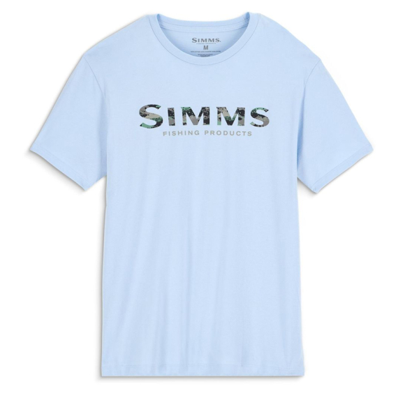 Simms Shroud Fill Logo T-Shirt Sky Blue i gruppen Beklædning og fodtøj / Beklædning / T-shirts hos Sportfiskeprylar.se (14276-434-20r)