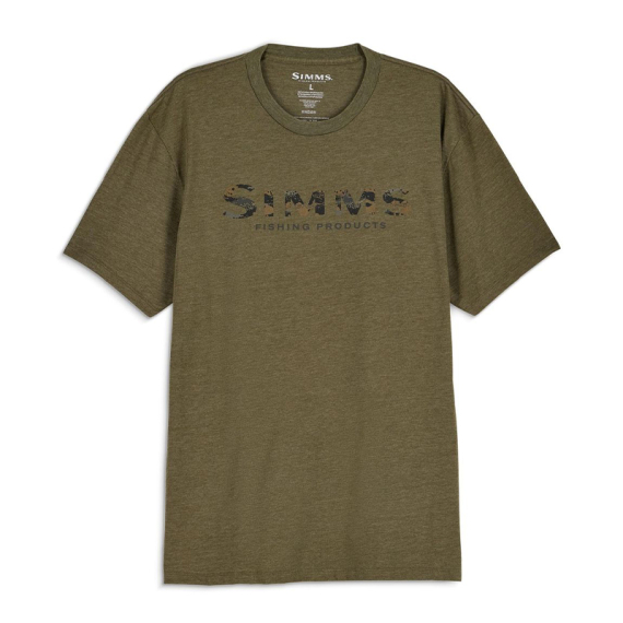 Simms Shroud Fill Logo T-Shirt Military Heather i gruppen Nyheder / Simms Nyheder hos Sportfiskeprylar.se (14276-914-20r)