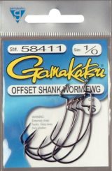 Gamakatsu Hook Worm Offset EWG NS 2/0 i gruppen Kroge og endegrej / Kroge / Offset kroge hos Sportfiskeprylar.se (146843002)