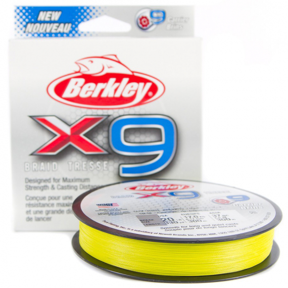 Berkley X9 150m Flame Green i gruppen Snøre / Multifilament hos Sportfiskeprylar.se (1486847r)