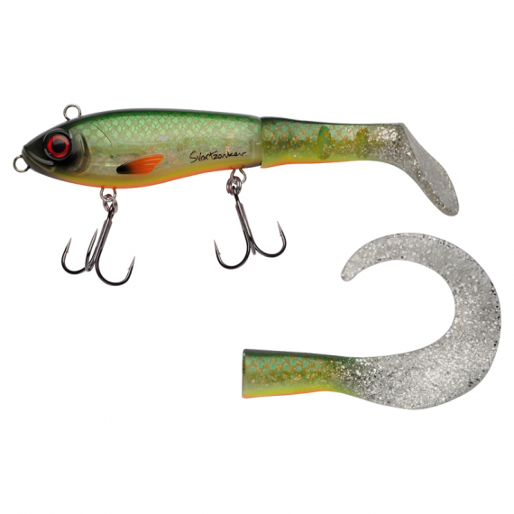 SvartZonker McHybrid 16,5cm, 74g - Fire Carp i gruppen Madding / Tail Baits & Hybrid Baits hos Sportfiskeprylar.se (1531902)