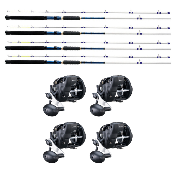Okuma Magda Finn 7\'0 15-30lbs w. Magda Pro 20DXT Trolling Combo 4-Pack i gruppen Sæt / Trollingsæt hos Sportfiskeprylar.se (154114NO-4-PACK)