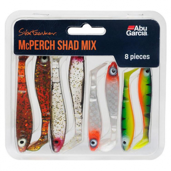 Abu Garcia McPerch Shad Mix (8-pack) i gruppen Madding / Softbaits / Aborre softbaits og sandard softbaits hos Sportfiskeprylar.se (1550273)