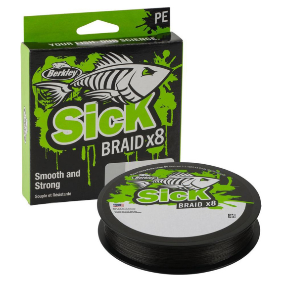 Berkley Sick Braid Black 150m i gruppen Snøre / Multifilament hos Sportfiskeprylar.se (1596686r)