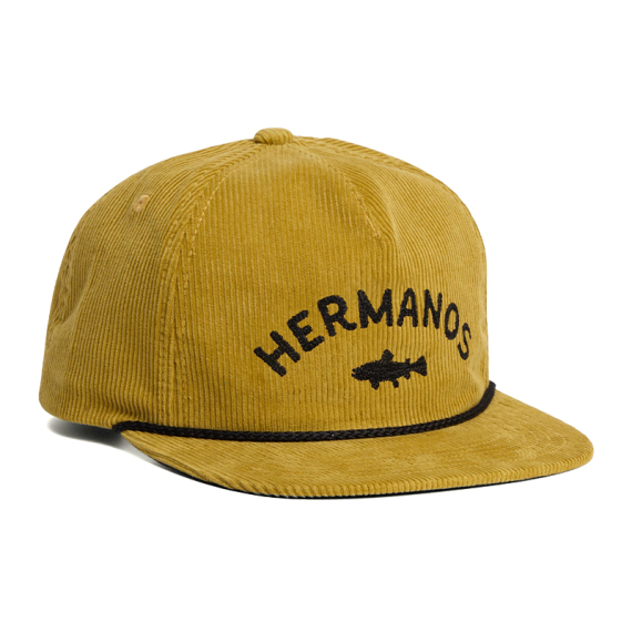 Howler Bro\'s Unstructured Snapback Hats Hermanos - Old Gold Corduroy i gruppen Beklædning og fodtøj / Kasketter og hovedbeklædning / Kasketter hos Sportfiskeprylar.se (160525F-HER)