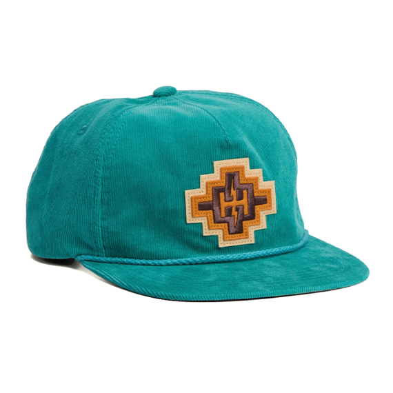 Howler Bro\'s Unstructured Snapback Hats H Bolt Motif - Teal Corduroy i gruppen Beklædning og fodtøj / Kasketter og hovedbeklædning / Kasketter hos Sportfiskeprylar.se (160525F-TEA)