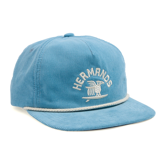 Howler Bros Unstructured Snapback Hats Surfbird - Blue Corduroy i gruppen Beklædning og fodtøj / Kasketter og hovedbeklædning / Kasketter hos Sportfiskeprylar.se (160526S-SUR)