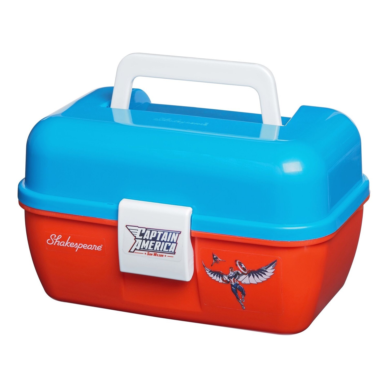 Shakespeare Marvel Captain America Tacklebox i gruppen Opbevaring / Tackle-bokse / Maddingæsker hos Sportfiskeprylar.se (1610459)