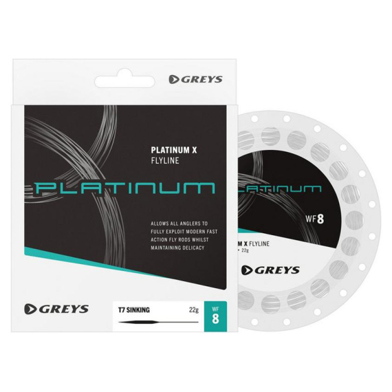 Greys Platinum X Sink 7 i gruppen Snøre / Flueliner / Enhåndssnøre hos Sportfiskeprylar.se (1620788r)
