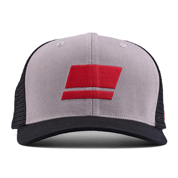 Abu Garcia Flag Trucker - Grey/Black/Black i gruppen Beklædning og fodtøj / Kasketter og hovedbeklædning / Kasketter / Trucker caps hos Sportfiskeprylar.se (1640096)