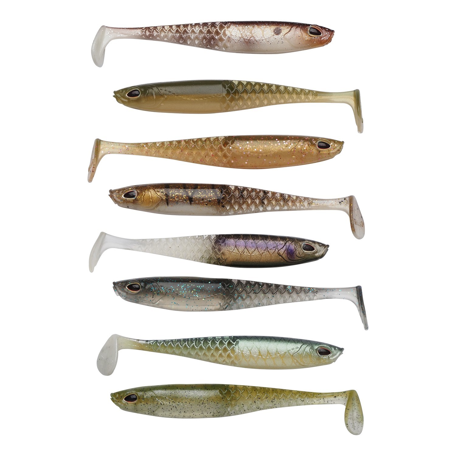 Berkley Cullshad Slim Mixpack i gruppen Madding / Softbaits / Aborre softbaits og sandard softbaits hos Sportfiskeprylar.se (1640566r)