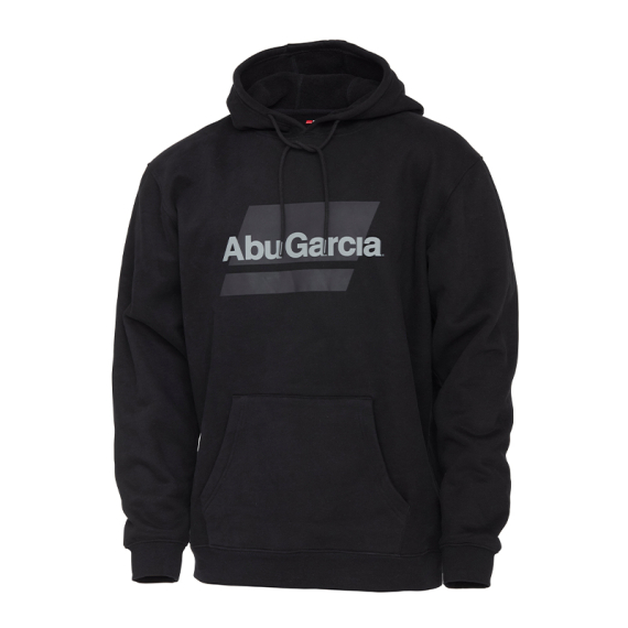 Abu Garcia Flag Logo Hoodie Black i gruppen Beklædning og fodtøj / Beklædning / Sweatere / Hættetrøjer hos Sportfiskeprylar.se (1642594r)