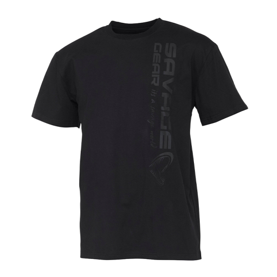 Savage Gear Vertical Logo Tee i gruppen Beklædning og fodtøj / Beklædning / T-shirts hos Sportfiskeprylar.se (1642655r)