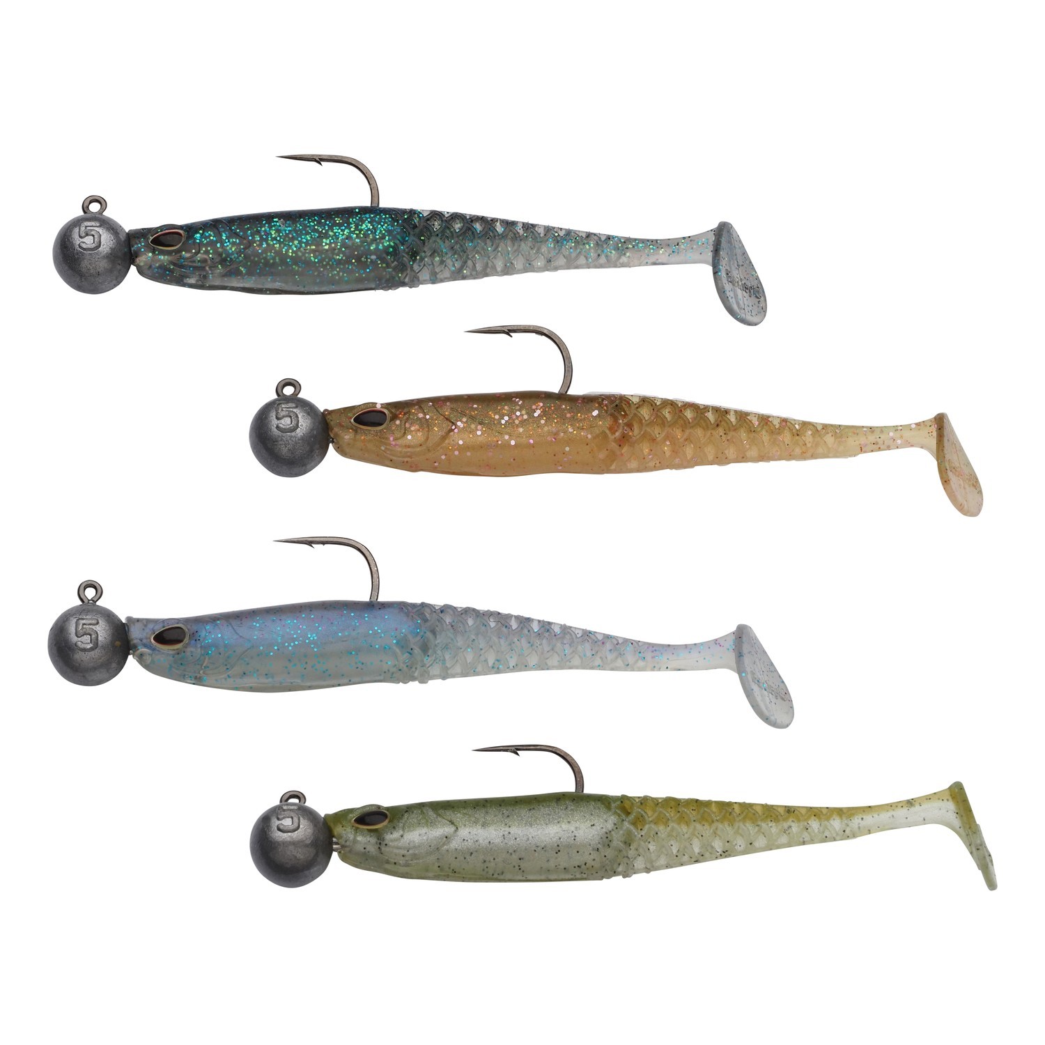 Berkley Cullshad Slim Ready To Fish Mixpack i gruppen Madding / Softbaits / Aborre softbaits og sandard softbaits hos Sportfiskeprylar.se (1655583r)