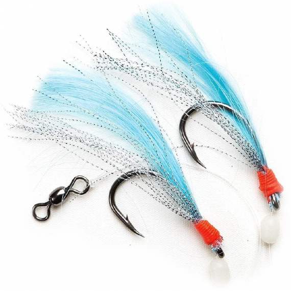 Fladen Big Water Flashing 2 Hooks 8/0, Blue i gruppen Madding / Havfiskeri madding / Flasher rigs og rigs til havfiskeri hos Sportfiskeprylar.se (17-1680)