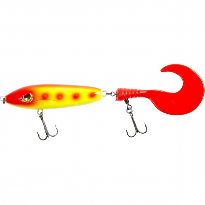 Maxximus Predator Tail-or XL 80 gram Yellow & Red i gruppen Madding / Tail Baits & Hybrid Baits hos Sportfiskeprylar.se (18-718011)