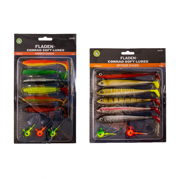 Fladen Conrad Softlures 3x6 Assorted Colors i gruppen Madding / Maddingsæt hos Sportfiskeprylar.se (20-3504r)