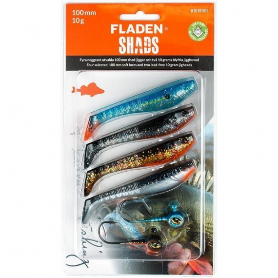 Fladen Jig Assortment Shad 80mm Colour combo 2 i gruppen Madding / Maddingsæt hos Sportfiskeprylar.se (20-660802)