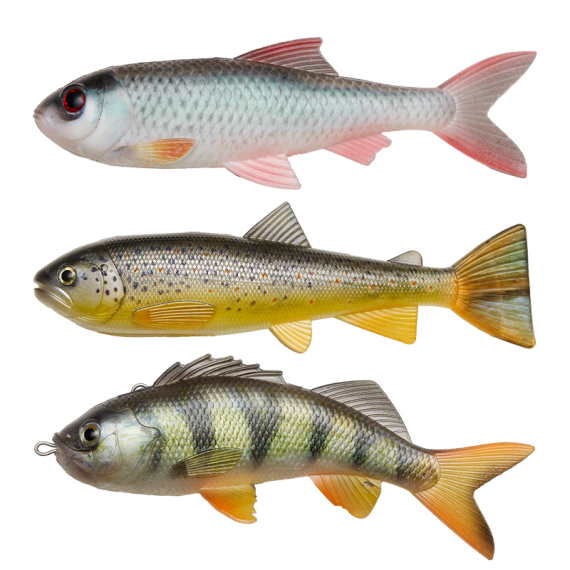 Pulz Bait Skinz Mixed, 15cm 3pcs - Roach/Perch/Brown Trout i gruppen Madding / Pulz Bait hos Sportfiskeprylar.se (2000-37)