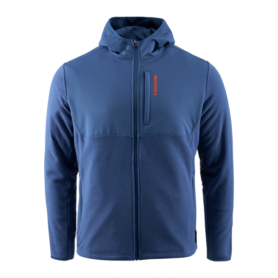 Grundéns Bering Fleece Pro FZ Hoodie Blue Abyss i gruppen Beklædning og fodtøj / Beklædning / Sweatere / Hættetrøjer hos Sportfiskeprylar.se (20069-482-0014r)