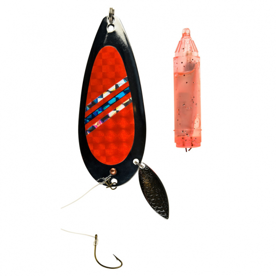 Vidar 85mm inkl LED blink Silver i gruppen Madding / Isfiskekroge / LED-jigs til isfiskeri hos Sportfiskeprylar.se (20130395)