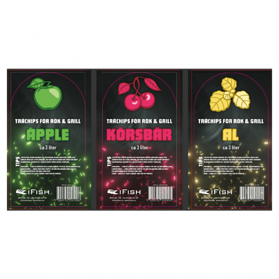 IFISH Wood Chips for Smoker & Grill i gruppen Outdoor / Stormkøkken og køkkenredskaber / Røgeovn og tilbehør / Røgeovn flis hos Sportfiskeprylar.se (20212100r)