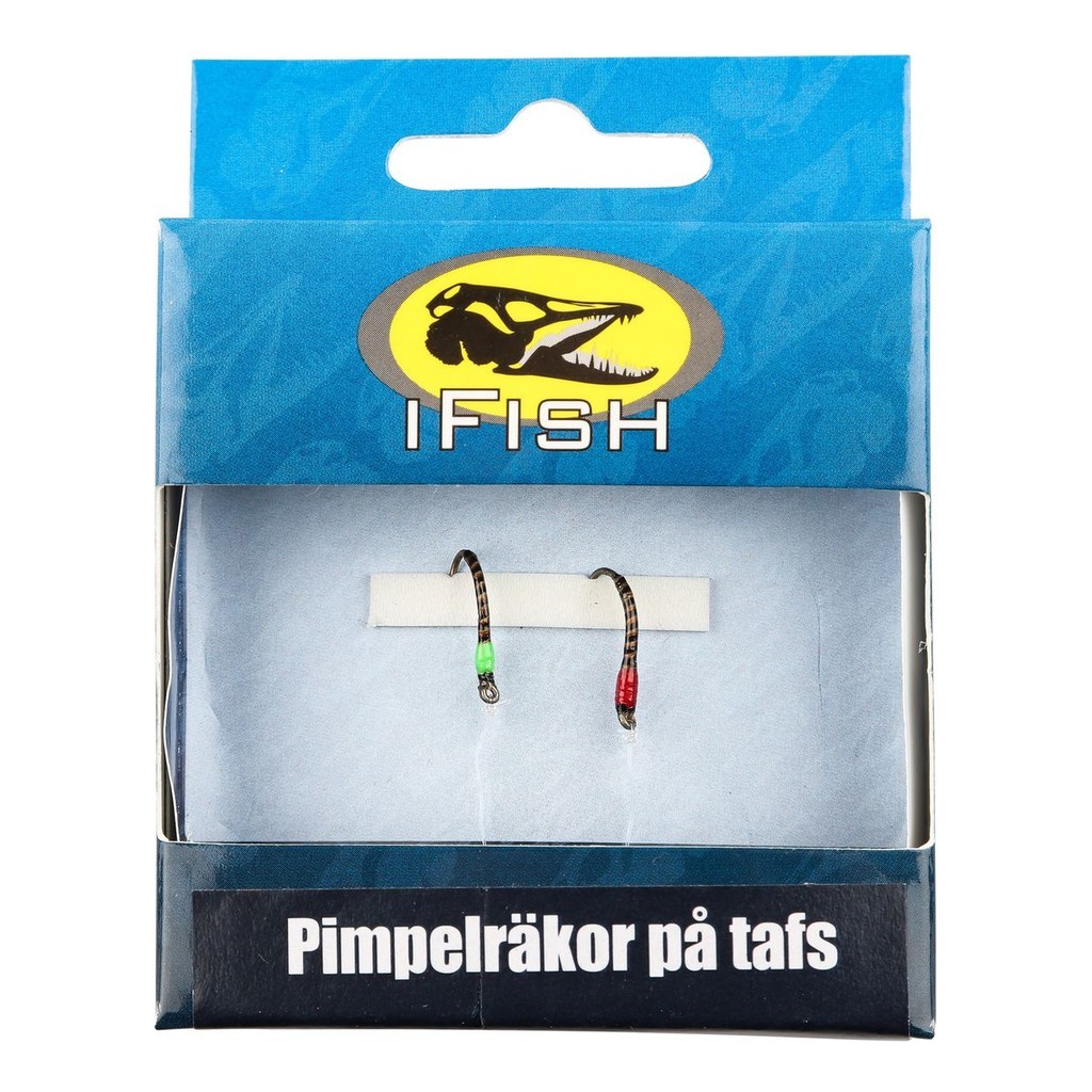 IFISH Ice Shrimp on leader 2-pcs i gruppen Madding / Isfiskekroge / Creaturebaits Isfiskeri hos Sportfiskeprylar.se (20241574)