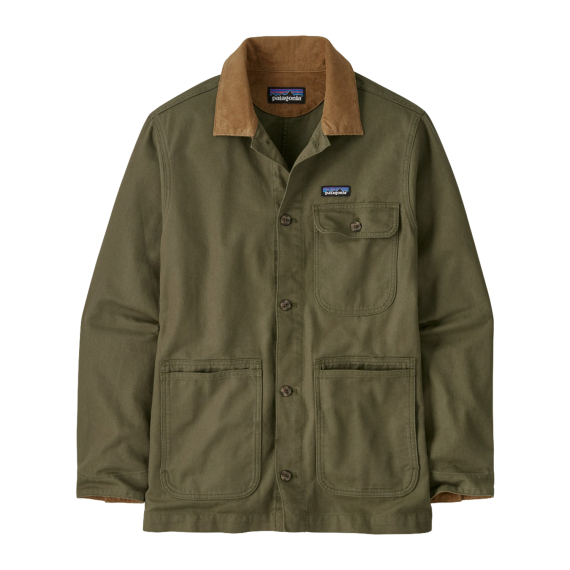 Patagonia M\'s Point Reyes Canvas Jacket Basin Green i gruppen Beklædning og fodtøj / Beklædning / Jakker / Skaljakker hos Sportfiskeprylar.se (20250-BSNG-Sr)