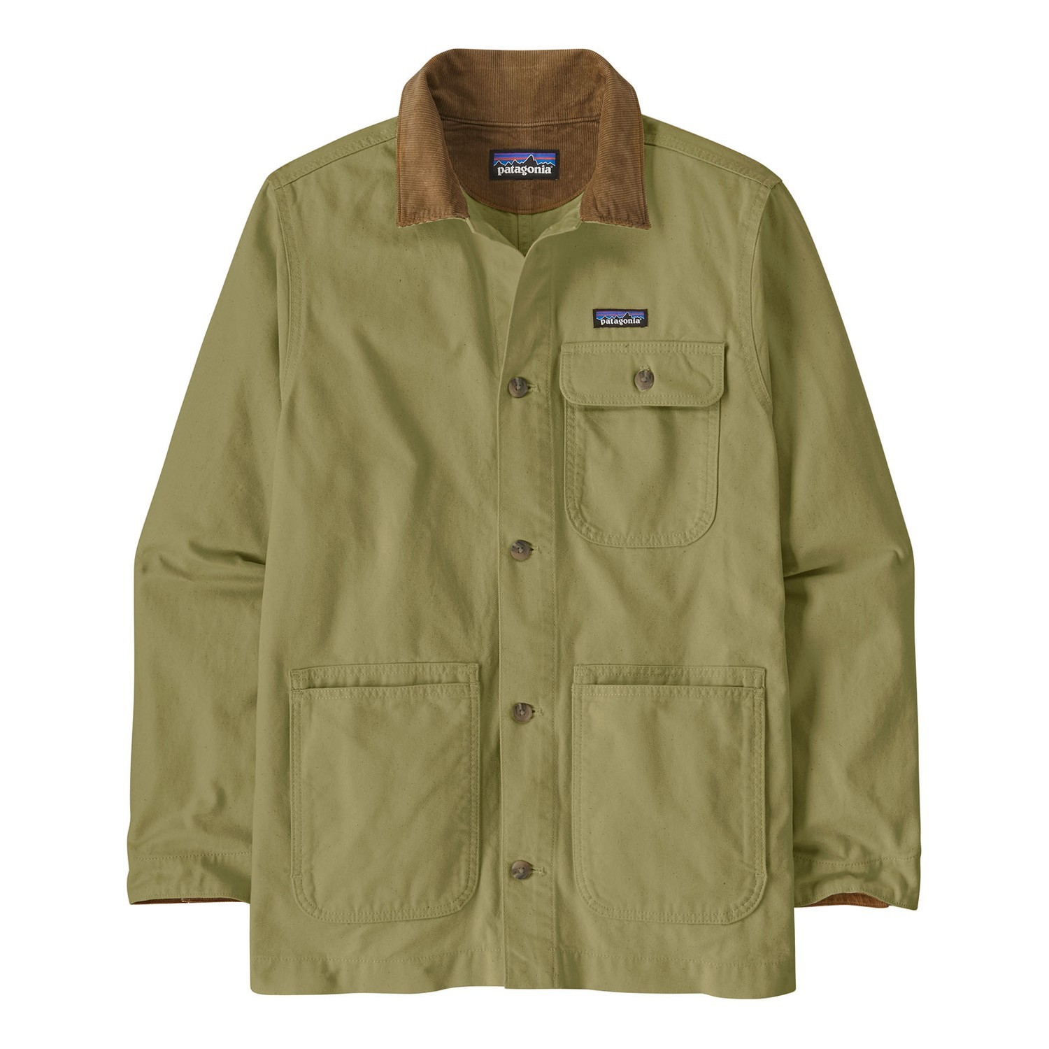 Patagonia M\'s Point Reyes Canvas Jacket Gumtree Green i gruppen Beklædning og fodtøj / Beklædning / Jakker / Skaljakker hos Sportfiskeprylar.se (20250-GMTG-Sr)