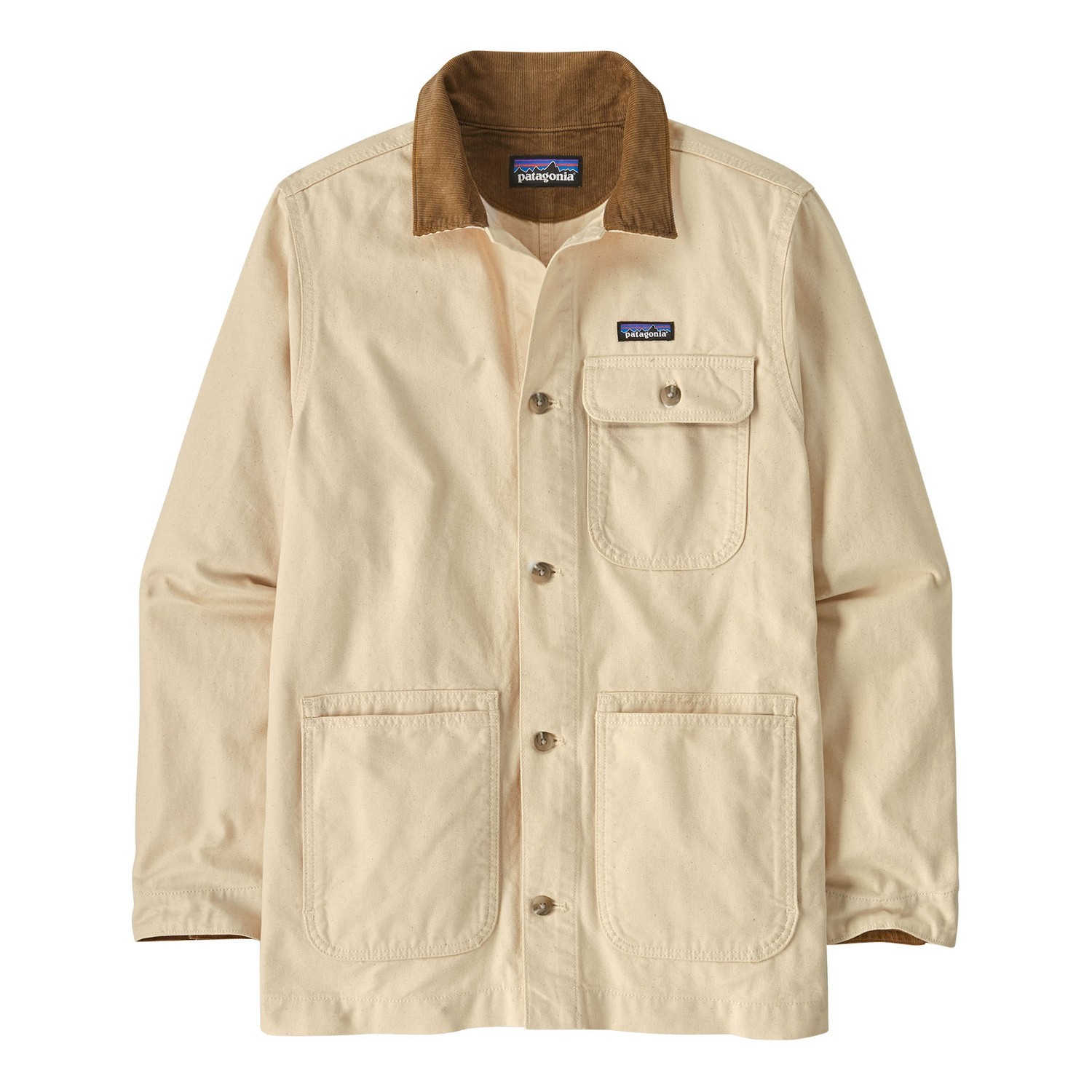 Patagonia M\'s Point Reyes Canvas Jacket Undyed Natural i gruppen Beklædning og fodtøj / Beklædning / Jakker / Skaljakker hos Sportfiskeprylar.se (20250-UDNL-Sr)