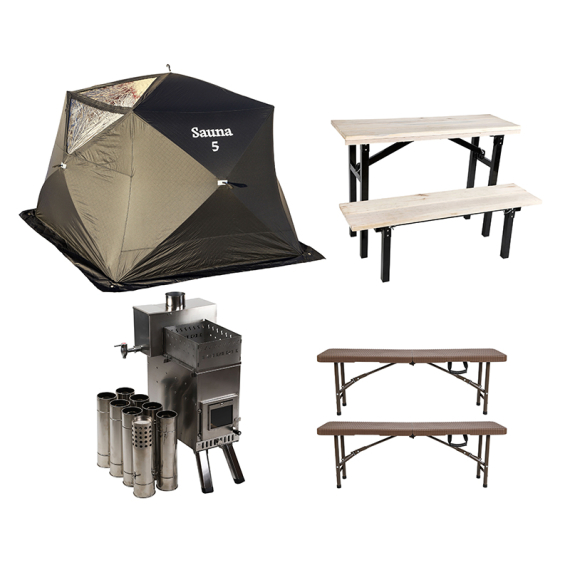 IFISH Sauna 5 Complete i gruppen Outdoor / Isfisketelte og tilbehør / Isfiskeri Telte hos Sportfiskeprylar.se (20254831)