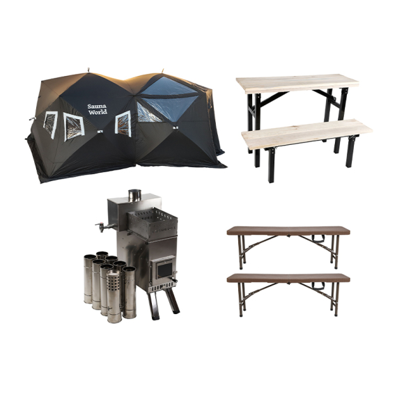IFISH Sauna World Complete i gruppen Outdoor / Isfisketelte og tilbehør / Isfiskeri Telte hos Sportfiskeprylar.se (20254834)