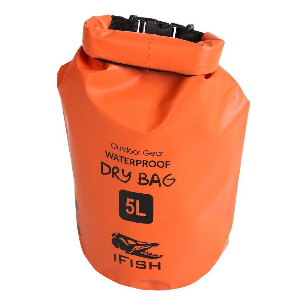 IFISH Dry Bag 5L Orange i gruppen Opbevaring / Vandtætte tasker hos Sportfiskeprylar.se (20266274)