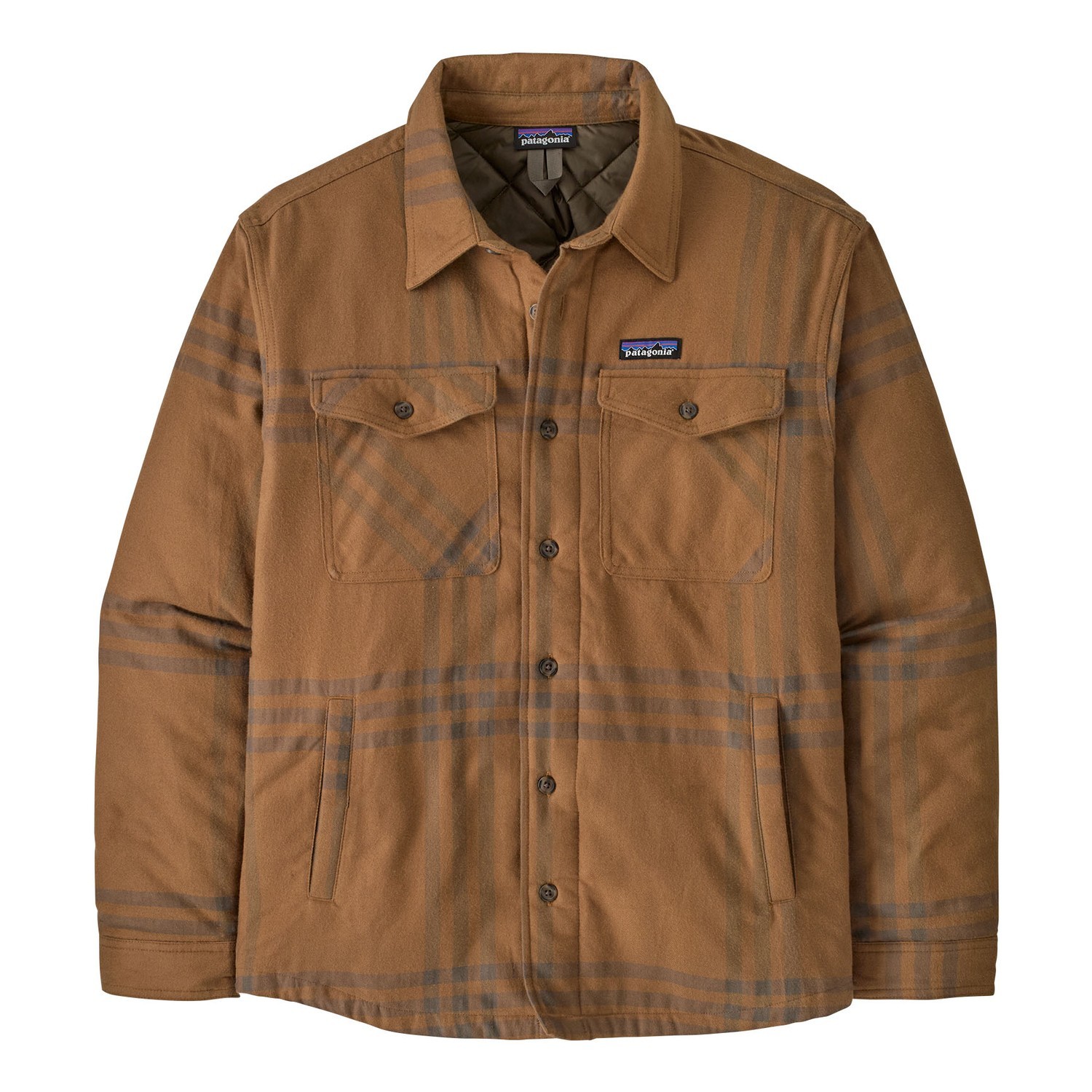Patagonia M\'s LW Insulated Fjord Flannel Shirt DEBN i gruppen Beklædning og fodtøj / Beklædning / Jakker / Skaljakker hos Sportfiskeprylar.se (20386-DEBN-Sr)