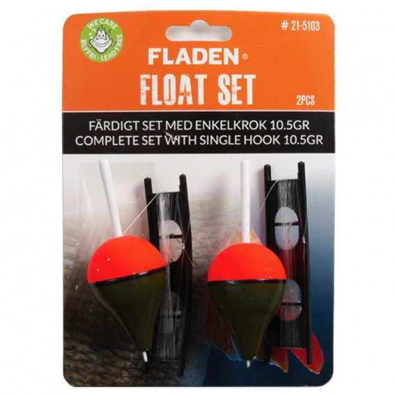 Fladen Slotted Bung Float Set 10.5g (2-pack) i gruppen Kroge og endegrej / Flåd hos Sportfiskeprylar.se (21-5103)