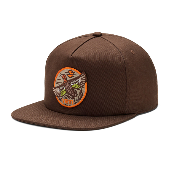 Yeti Bftw Duck Flat Brim Hat - Dark Brown i gruppen Beklædning og fodtøj / Kasketter og hovedbeklædning / Kasketter / Caps hos Sportfiskeprylar.se (21023007885)